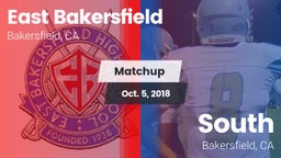 Matchup: East Bakersfield vs. South  2018