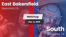 Matchup: East Bakersfield vs. South  2019