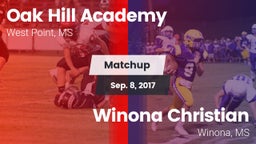Matchup: Oak Hill Academy vs. Winona Christian  2017