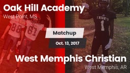 Matchup: Oak Hill Academy vs. West Memphis Christian  2017