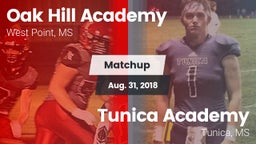 Matchup: Oak Hill Academy vs. Tunica Academy 2018