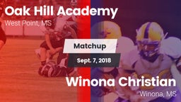 Matchup: Oak Hill Academy vs. Winona Christian  2018