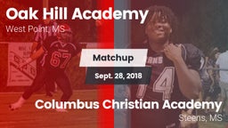 Matchup: Oak Hill Academy vs. Columbus Christian Academy 2018
