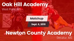 Matchup: Oak Hill Academy vs. Newton County Academy  2019