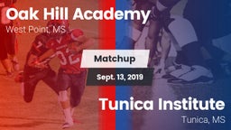 Matchup: Oak Hill Academy vs. Tunica Institute  2019