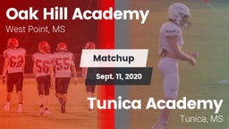 Matchup: Oak Hill Academy vs. Tunica Academy 2020