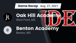 Recap: Oak Hill Academy  vs. Benton Academy  2021