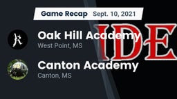 Recap: Oak Hill Academy  vs. Canton Academy  2021
