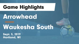 Arrowhead  vs Waukesha South  Game Highlights - Sept. 5, 2019