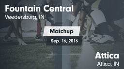 Matchup: Fountain Central vs. Attica  2016