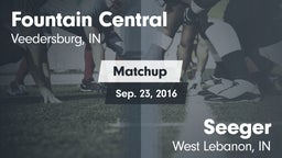 Matchup: Fountain Central vs. Seeger  2016