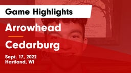 Arrowhead  vs Cedarburg  Game Highlights - Sept. 17, 2022