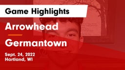 Arrowhead  vs Germantown  Game Highlights - Sept. 24, 2022