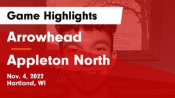 Arrowhead  vs Appleton North  Game Highlights - Nov. 4, 2022