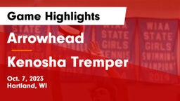 Arrowhead  vs Kenosha Tremper Game Highlights - Oct. 7, 2023