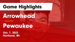 Arrowhead  vs Pewaukee  Game Highlights - Oct. 7, 2023