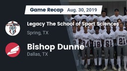 Recap: Legacy The School of Sport Sciences vs. Bishop Dunne  2019