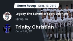 Recap: Legacy The School of Sport Sciences vs. Trinity Christian  2019