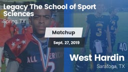 Matchup: Legaçy The Sçhool of vs. West Hardin  2019