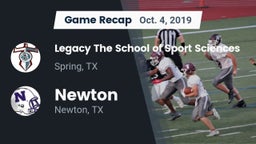 Recap: Legacy The School of Sport Sciences vs. Newton  2019