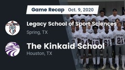 Recap: Legacy School of Sport Sciences vs. The Kinkaid School 2020