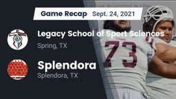 Recap: Legacy School of Sport Sciences vs. Splendora  2021