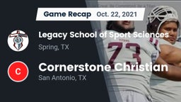 Recap: Legacy School of Sport Sciences vs. Cornerstone Christian  2021