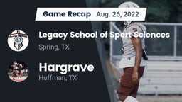 Recap: Legacy School of Sport Sciences vs. Hargrave  2022