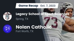 Recap: Legacy School of Sport Sciences vs. Nolan Catholic  2023