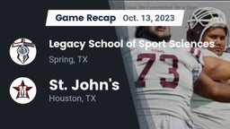 Recap: Legacy School of Sport Sciences vs. St. John's  2023