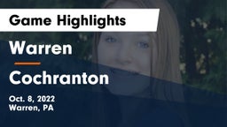 Warren  vs Cochranton Game Highlights - Oct. 8, 2022