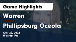 Warren  vs Phillipsburg Oceola Game Highlights - Oct. 22, 2022