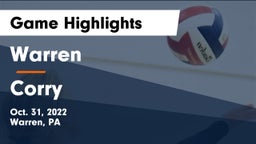 Warren  vs Corry Game Highlights - Oct. 31, 2022
