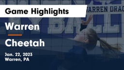 Warren  vs Cheetah ??  Game Highlights - Jan. 22, 2023