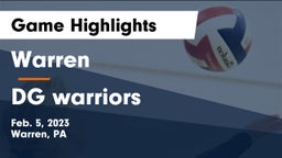 Warren  vs DG  warriors  Game Highlights - Feb. 5, 2023