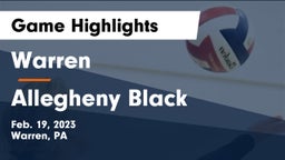 Warren  vs Allegheny Black Game Highlights - Feb. 19, 2023