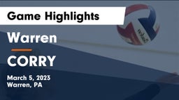 Warren  vs CORRY Game Highlights - March 5, 2023