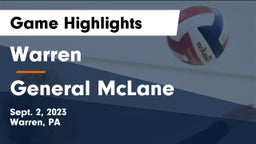Warren  vs General McLane Game Highlights - Sept. 2, 2023