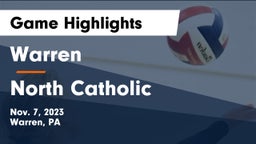 Warren  vs North Catholic  Game Highlights - Nov. 7, 2023