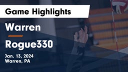 Warren  vs Rogue330 Game Highlights - Jan. 13, 2024