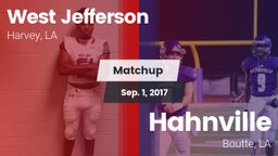 Matchup: West Jefferson vs. Hahnville  2017