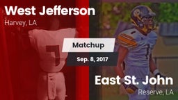 Matchup: West Jefferson vs. East St. John  2017