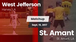 Matchup: West Jefferson vs. St. Amant  2017