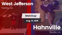 Matchup: West Jefferson vs. Hahnville  2018