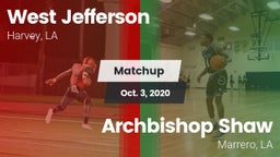 Matchup: West Jefferson vs. Archbishop Shaw  2020