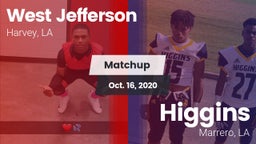 Matchup: West Jefferson vs. Higgins  2020