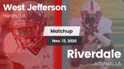 Matchup: West Jefferson vs. Riverdale  2020