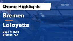 Bremen  vs Lafayette  Game Highlights - Sept. 2, 2021