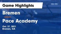 Bremen  vs Pace Academy Game Highlights - Oct. 27, 2021