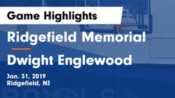 Ridgefield Memorial  vs Dwight Englewood Game Highlights - Jan. 31, 2019